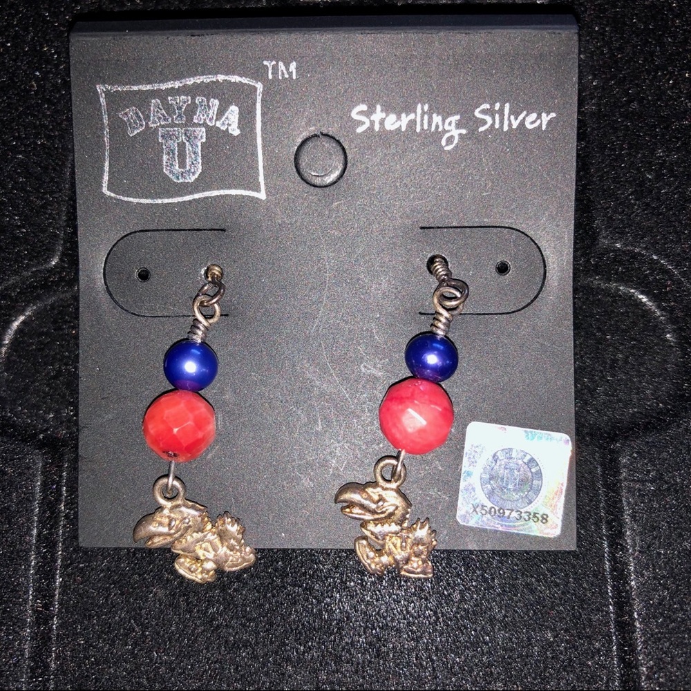 University of Kansas Officially Licensed Earrings